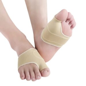 002 almoadillas para hallux velgus de gel y tela licra